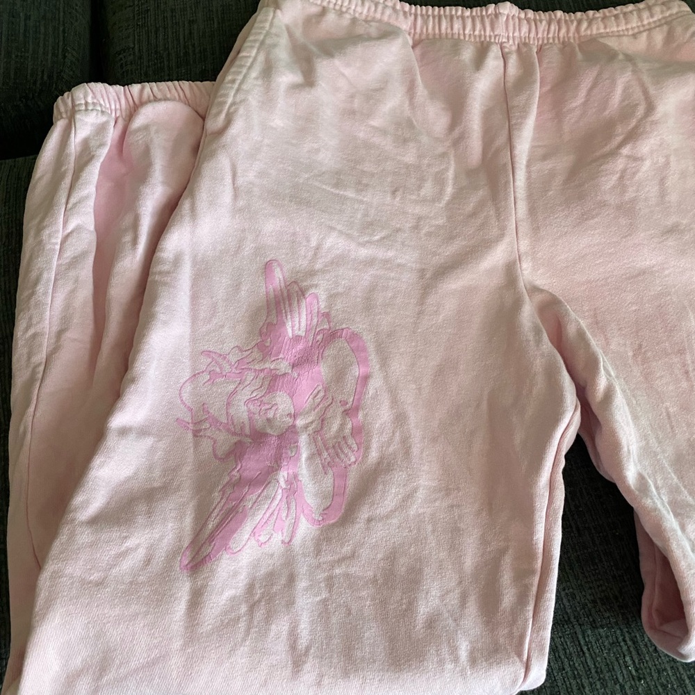 LIGHT PINK BOYS LIE SWEATPANTS